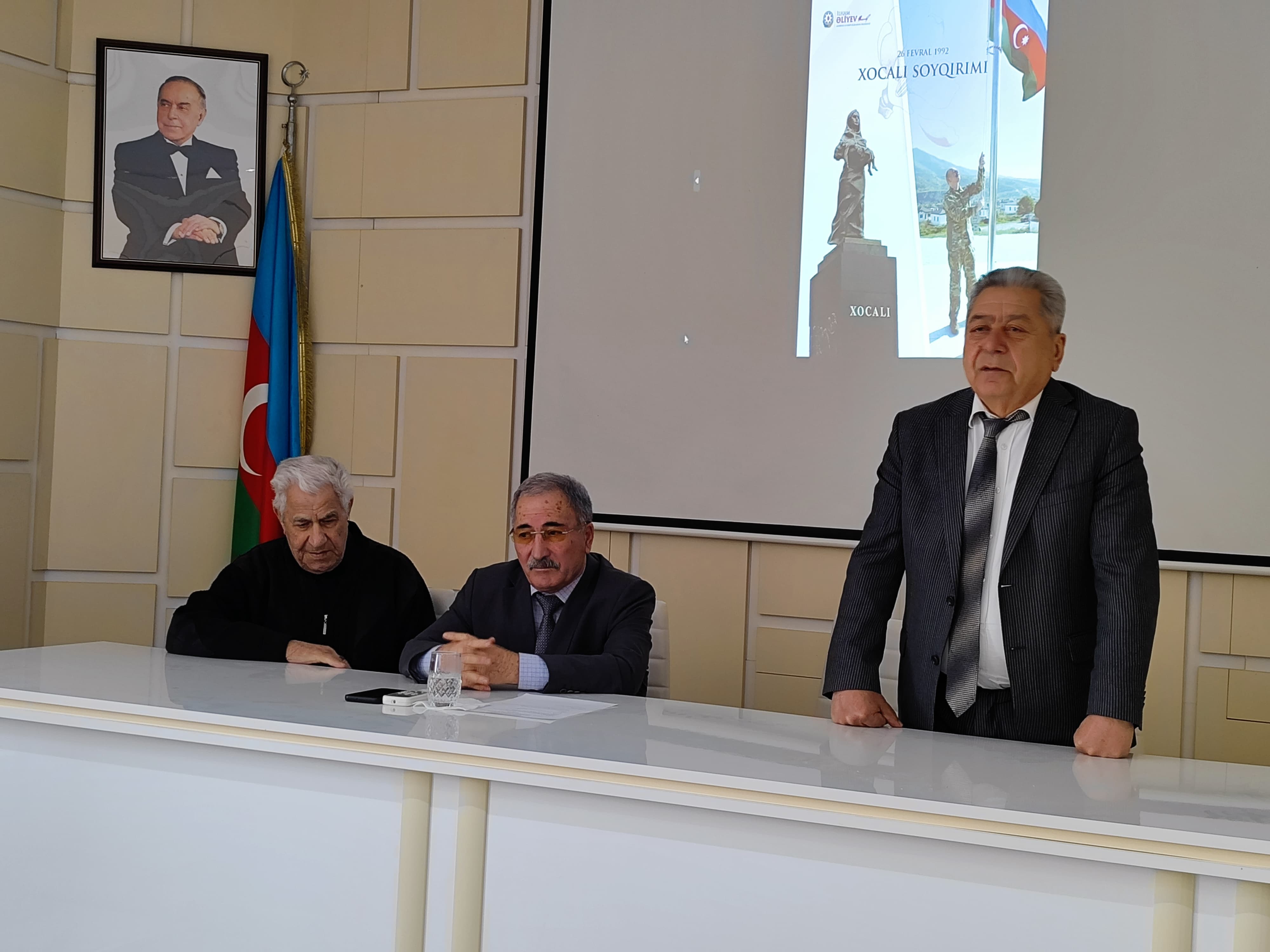 A commemorative event on the 32nd anniversary of the Khojaly Genocide was held at the Institute of Soil Science and Agrochemistry of the Ministry of Science and Education of the Republic of Azerbaijan