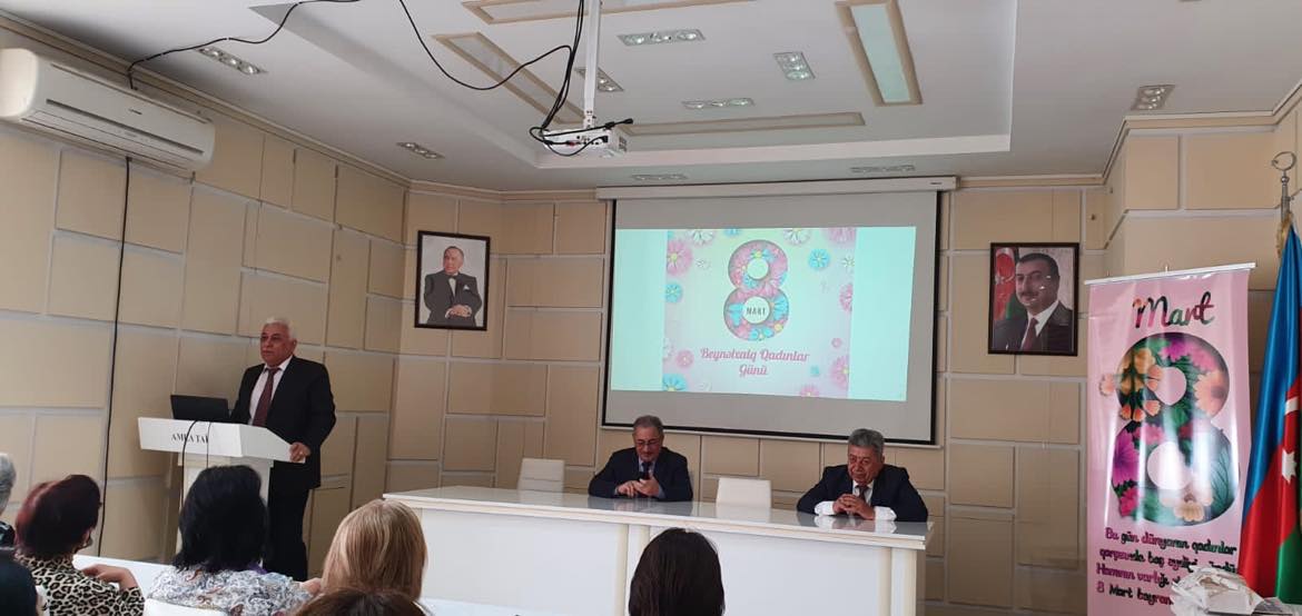 An event on the occasion of March 8 - International Women's Day was held at the Institute of Soil Science and Agrochemistry of ANAS.