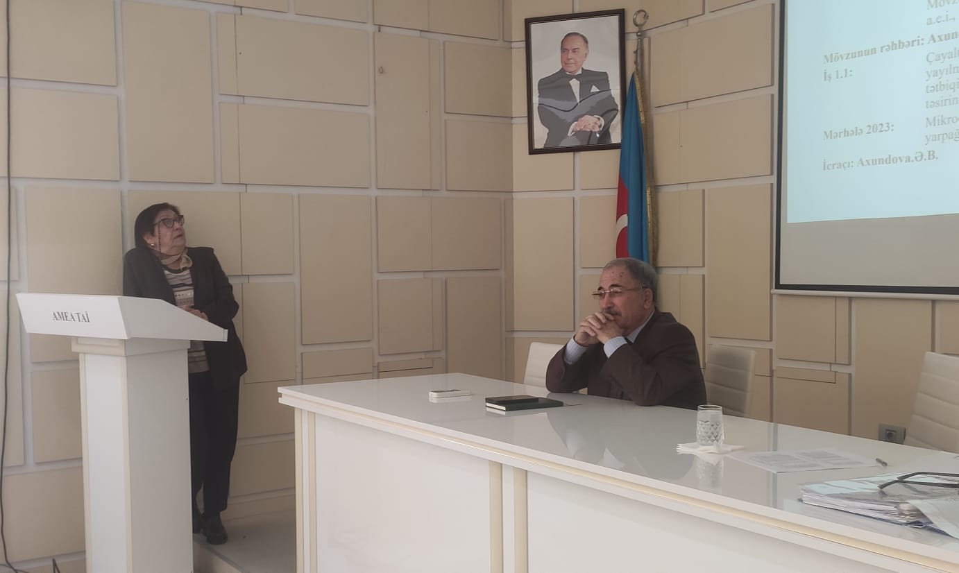 The "Mineral fertilizers" and "Microelements and microfertilizers" laboratories presented their final reports for 2023