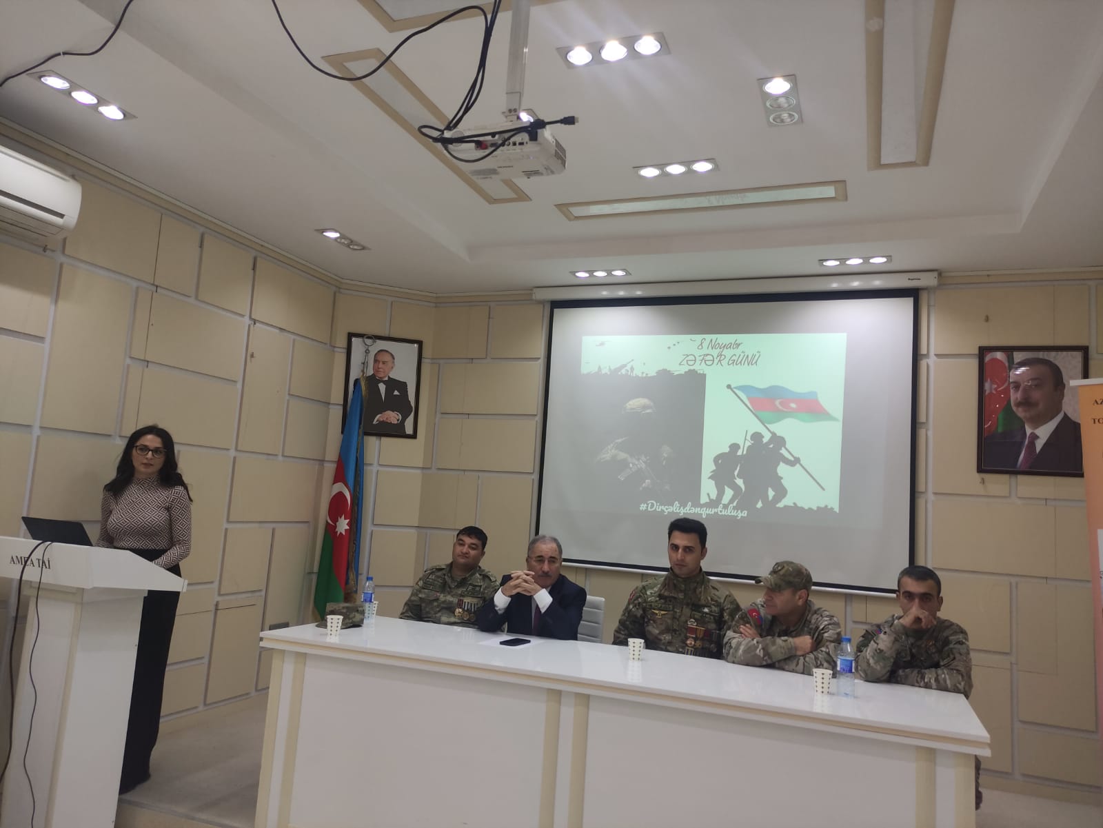 The event was held in the Institute of Soil Science and Agrochemistry on November 8 Victory Day.