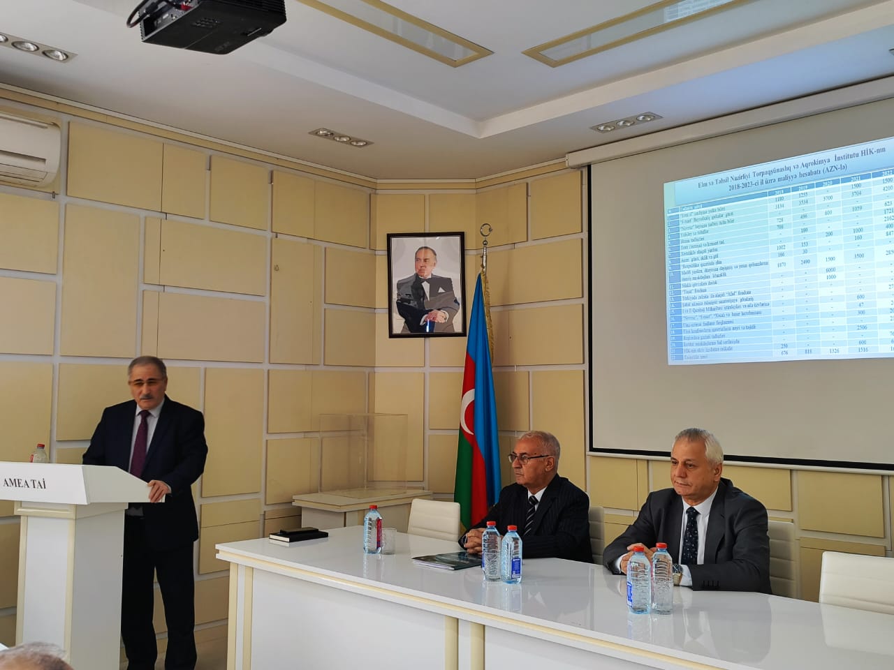 The report-election meeting of the Trade Union Committee was held at the Institute of Soil Science and Agrochemistry of the Ministry of Science and Education of the Republic of Azerbaijan.
