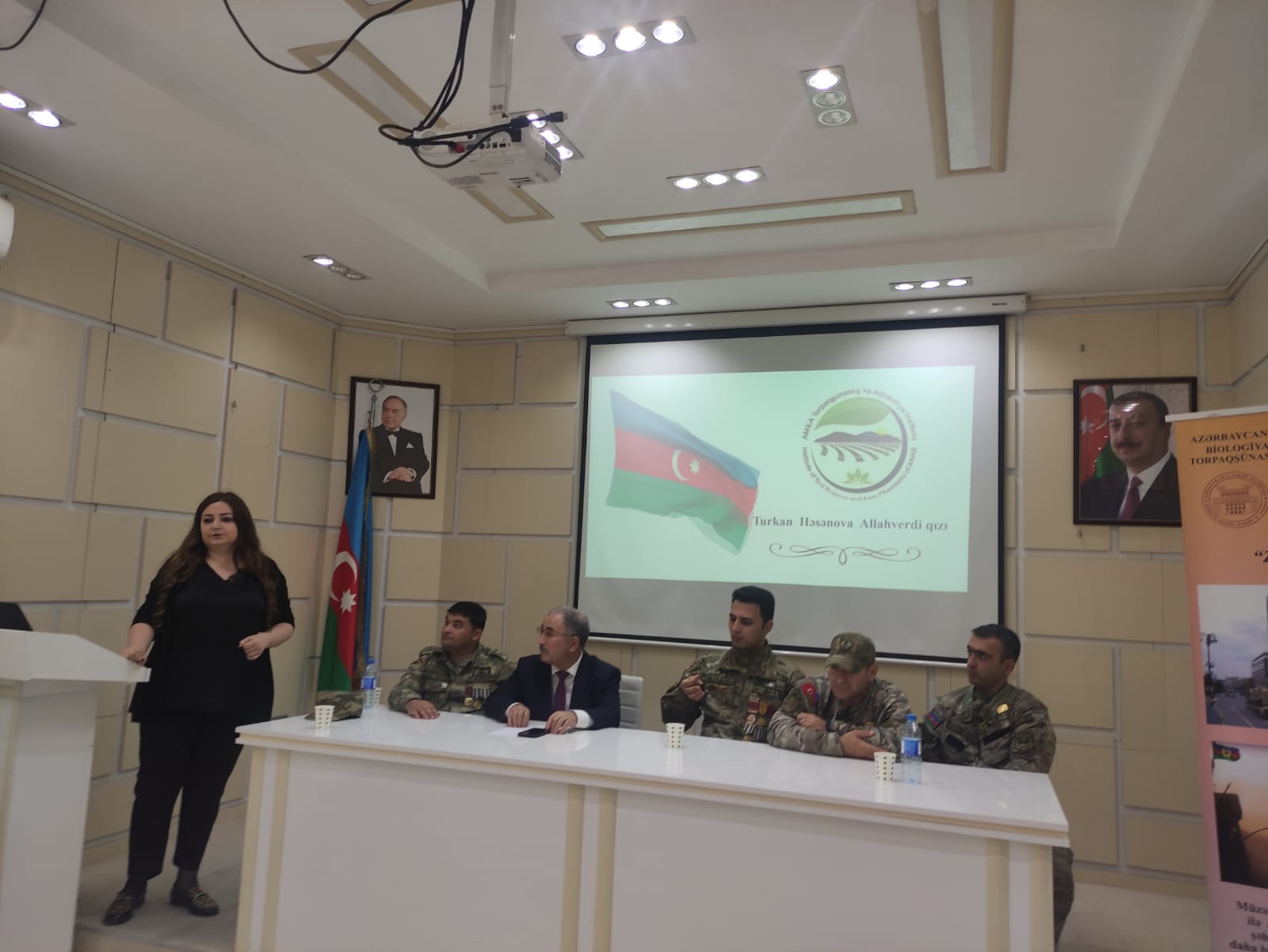The event was held in the Institute of Soil Science and Agrochemistry on November 8 Victory Day.