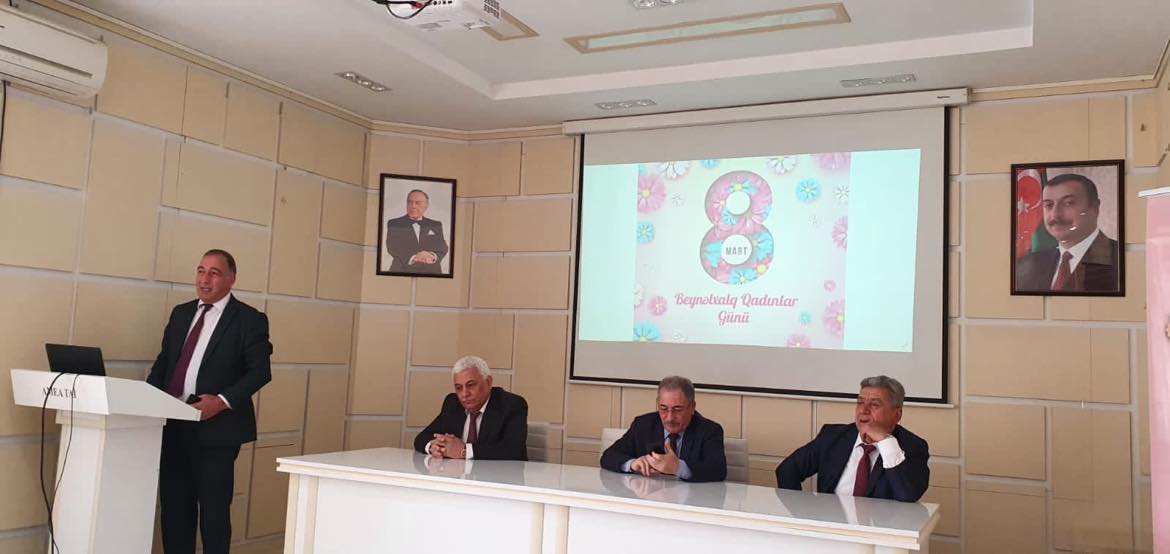 An event on the occasion of March 8 - International Women's Day was held at the Institute of Soil Science and Agrochemistry of ANAS.