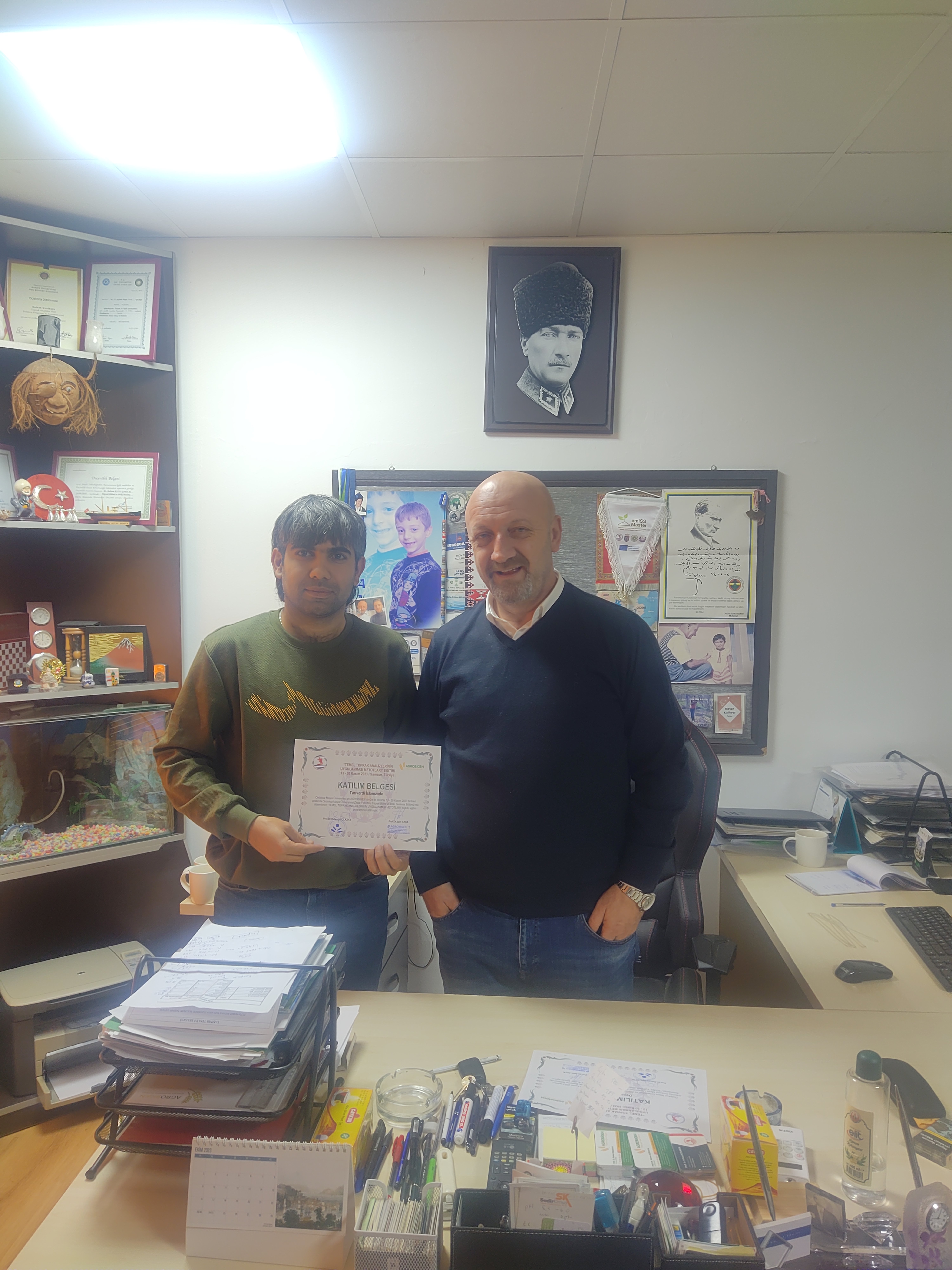        AR ETN  Torpaqşünaslıq və Aqrokimya İnstitutunun gənc alimləri Türkiyədə ezamiyyətdə olublar