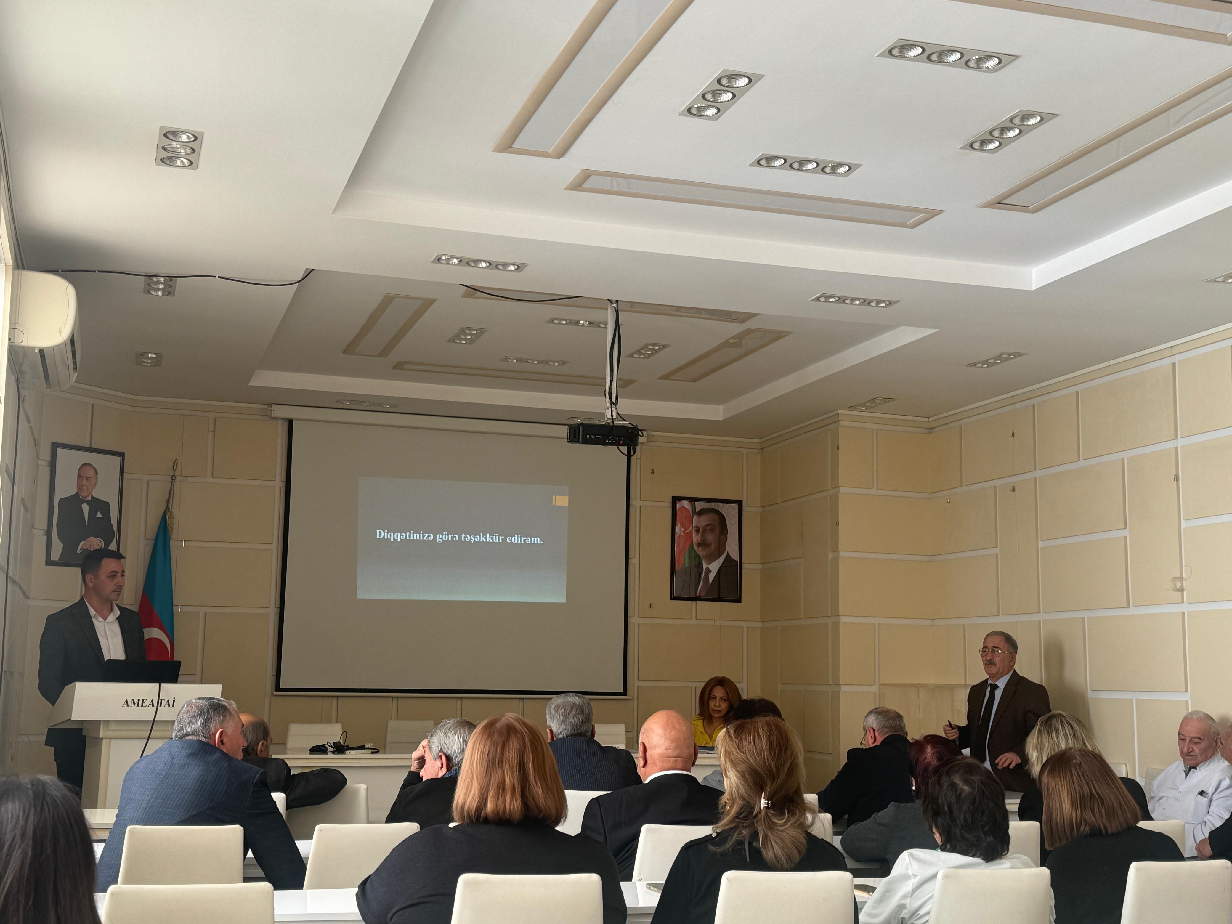 Reports from the laboratories "Dynamics of Soil Processes", "Modern Problems of Irrigation" and the Institute's Council of Young Scientists and Specialists were heard.