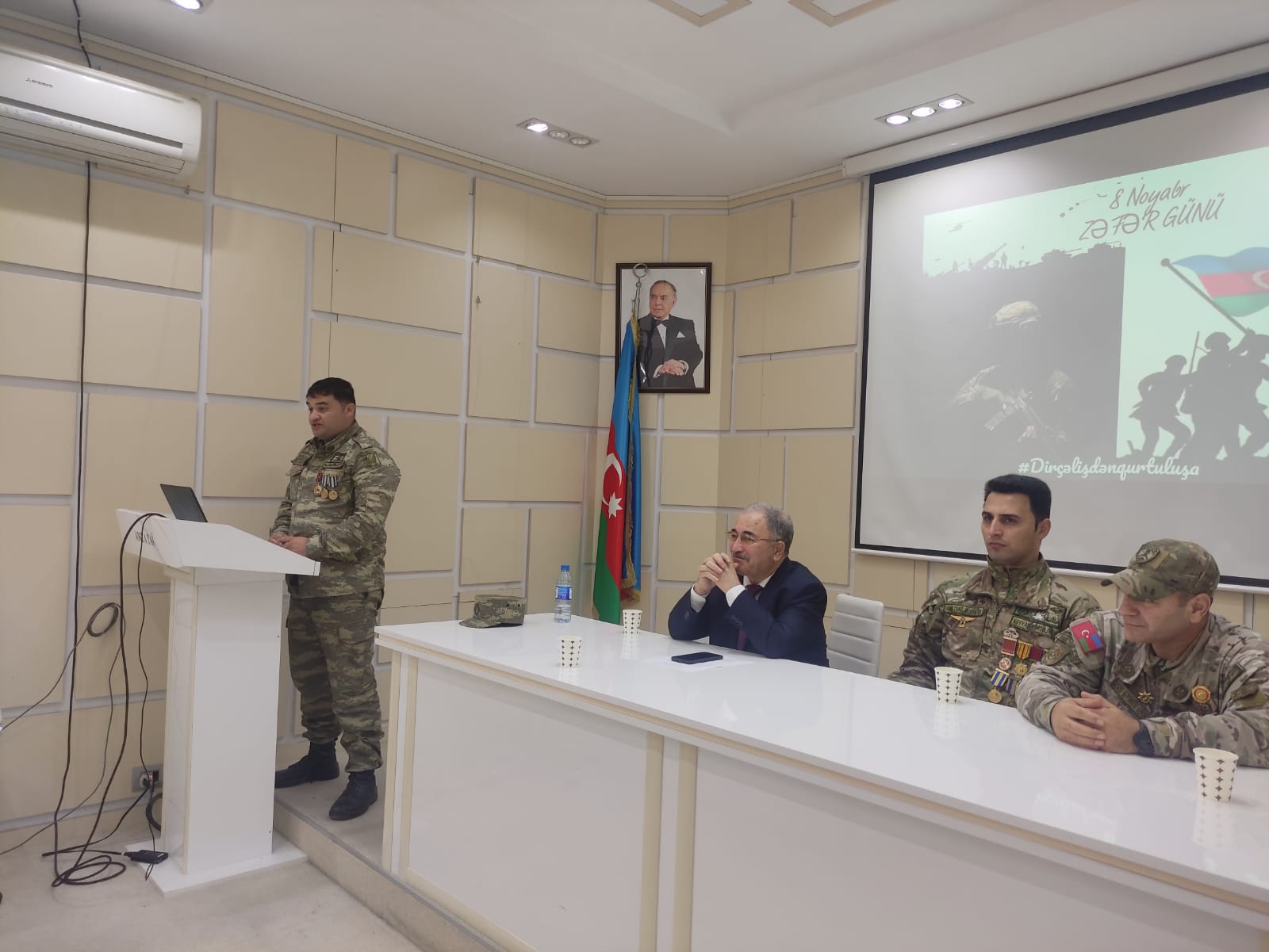 The event was held in the Institute of Soil Science and Agrochemistry on November 8 Victory Day.