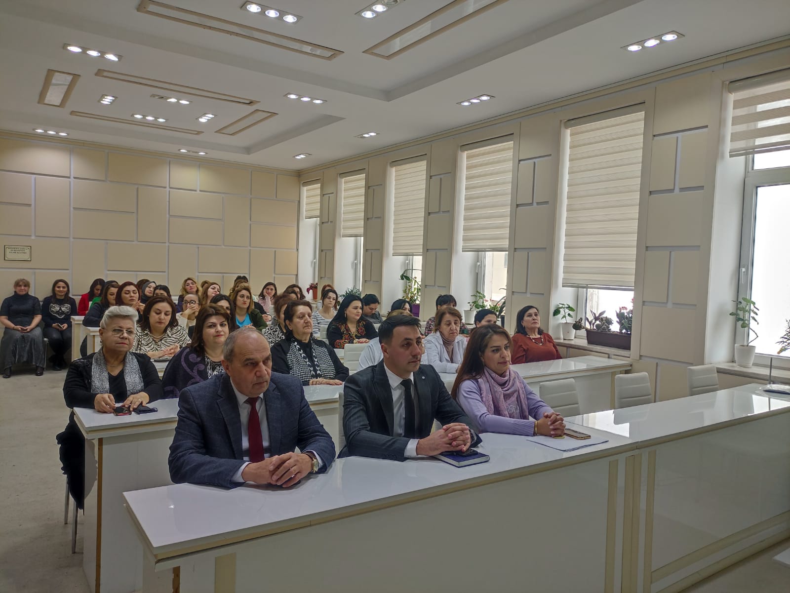 The  event was held on March 8 - International Women's Day at the Institute of Soil Science and Agrochemistry of the Ministry of Science and Education of the Republic of Azerbaijan.