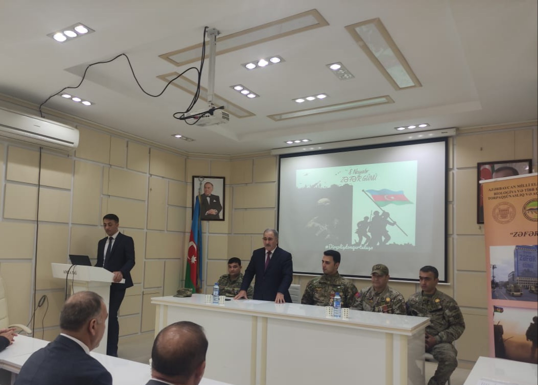 The event was held in the Institute of Soil Science and Agrochemistry on November 8 Victory Day.