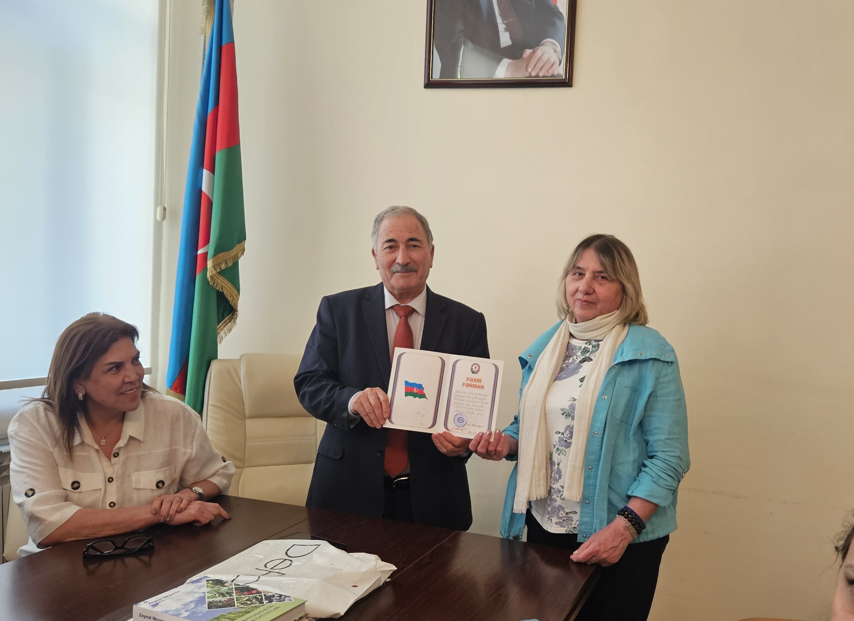 The Soil Scientist, Professor Sara Mammadova 's 70th anniversary celebrated at the İnstitute of Soil Science and Agrochemistry.