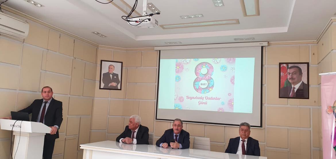 An event on the occasion of March 8 - International Women's Day was held at the Institute of Soil Science and Agrochemistry of ANAS.