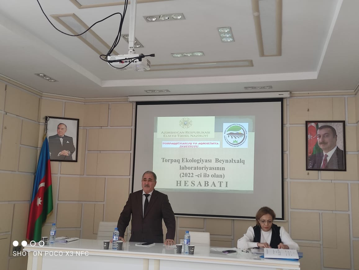 The Laboratories of  Agroecology, Land Valuation and the İnternational Soil Ecology presented their final report for 2022.