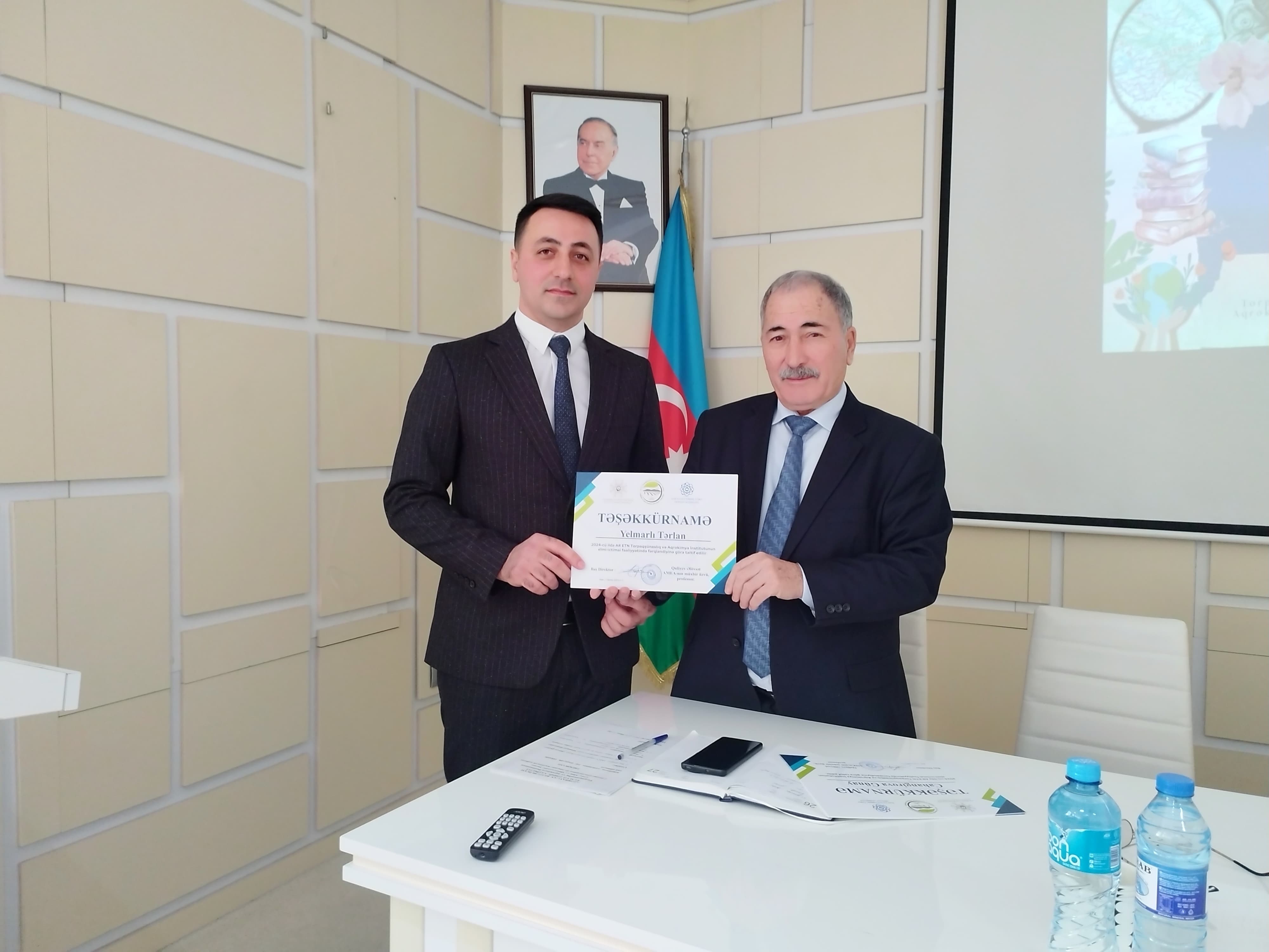 An event dedicated to Youth Day was held at the Institute of Soil Science and Agrochemistry of the Ministry of Science and Education of the Republic of Azerbaijan.