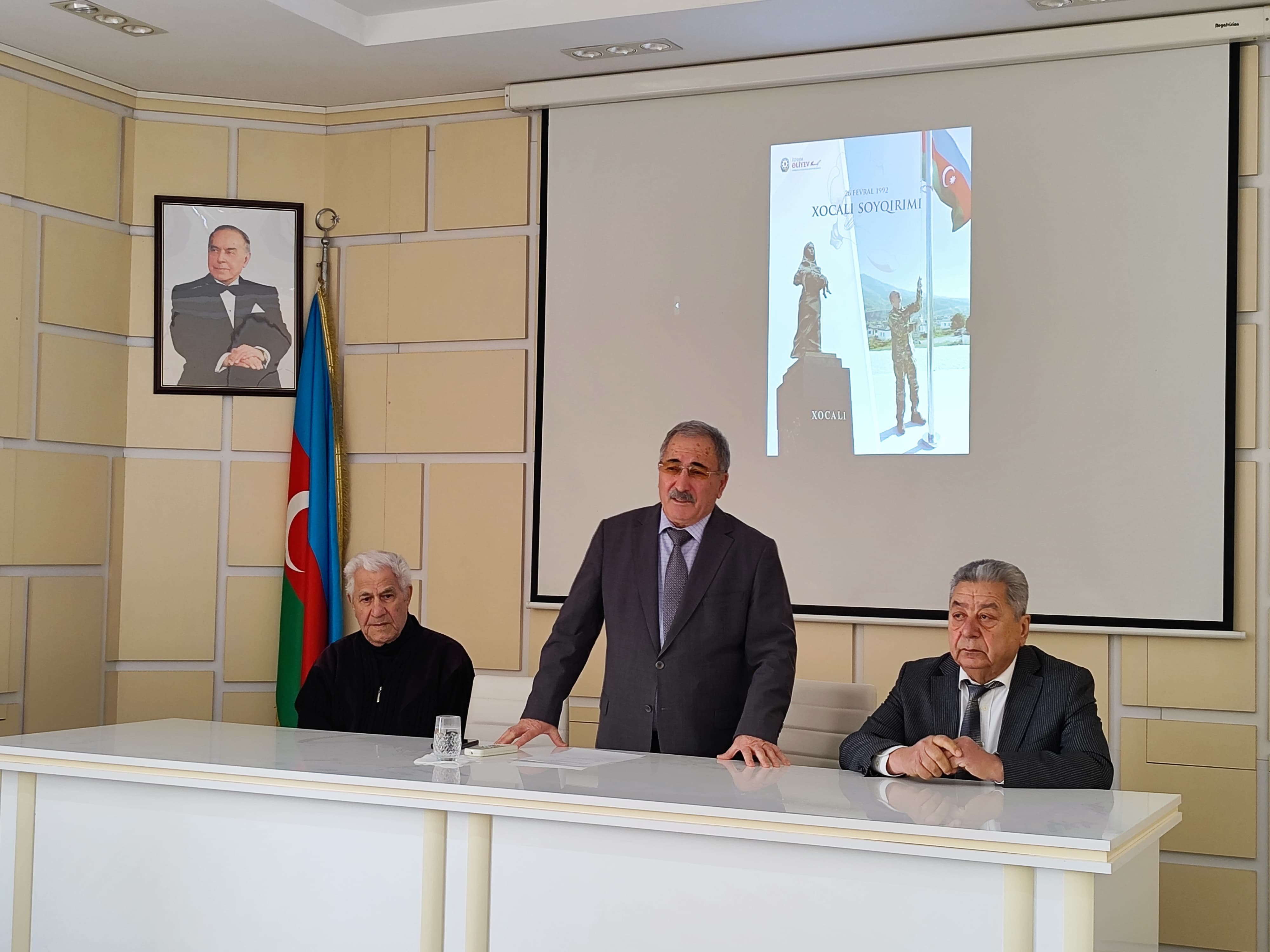 A commemorative event on the 32nd anniversary of the Khojaly Genocide was held at the Institute of Soil Science and Agrochemistry of the Ministry of Science and Education of the Republic of Azerbaijan