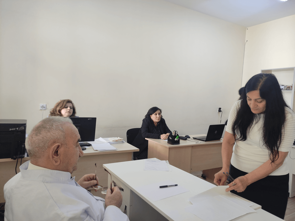 The minimum examination of post-graduates on the summer exam session was held at the İnstitute of Soil Science and Agrochemistry of ANAS.