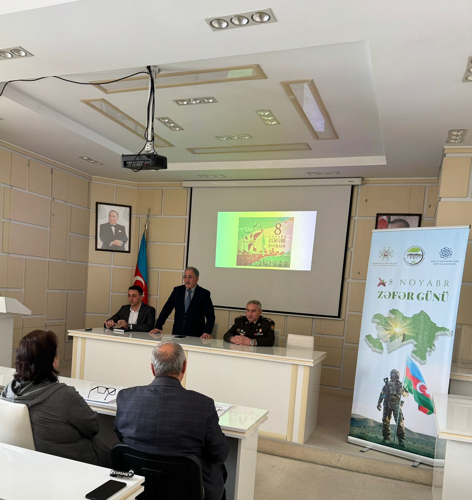 An event was held at the Institute of Soil Science and Agrochemistry of the Ministry of  Science and Education of the Republic of Azerbaijan on November 8, Victory Day.