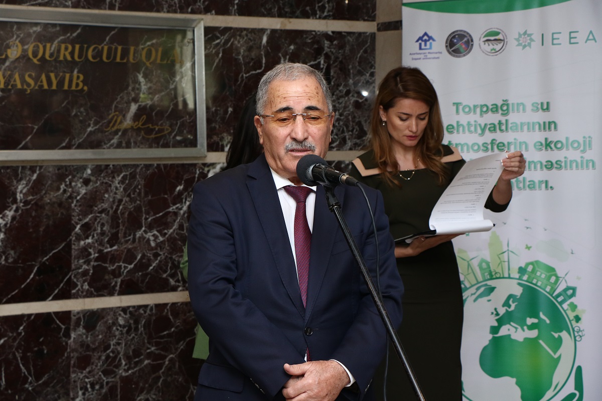The "Ecological assessment of soil water resources and atmosphere research" conference and exhibition was held.