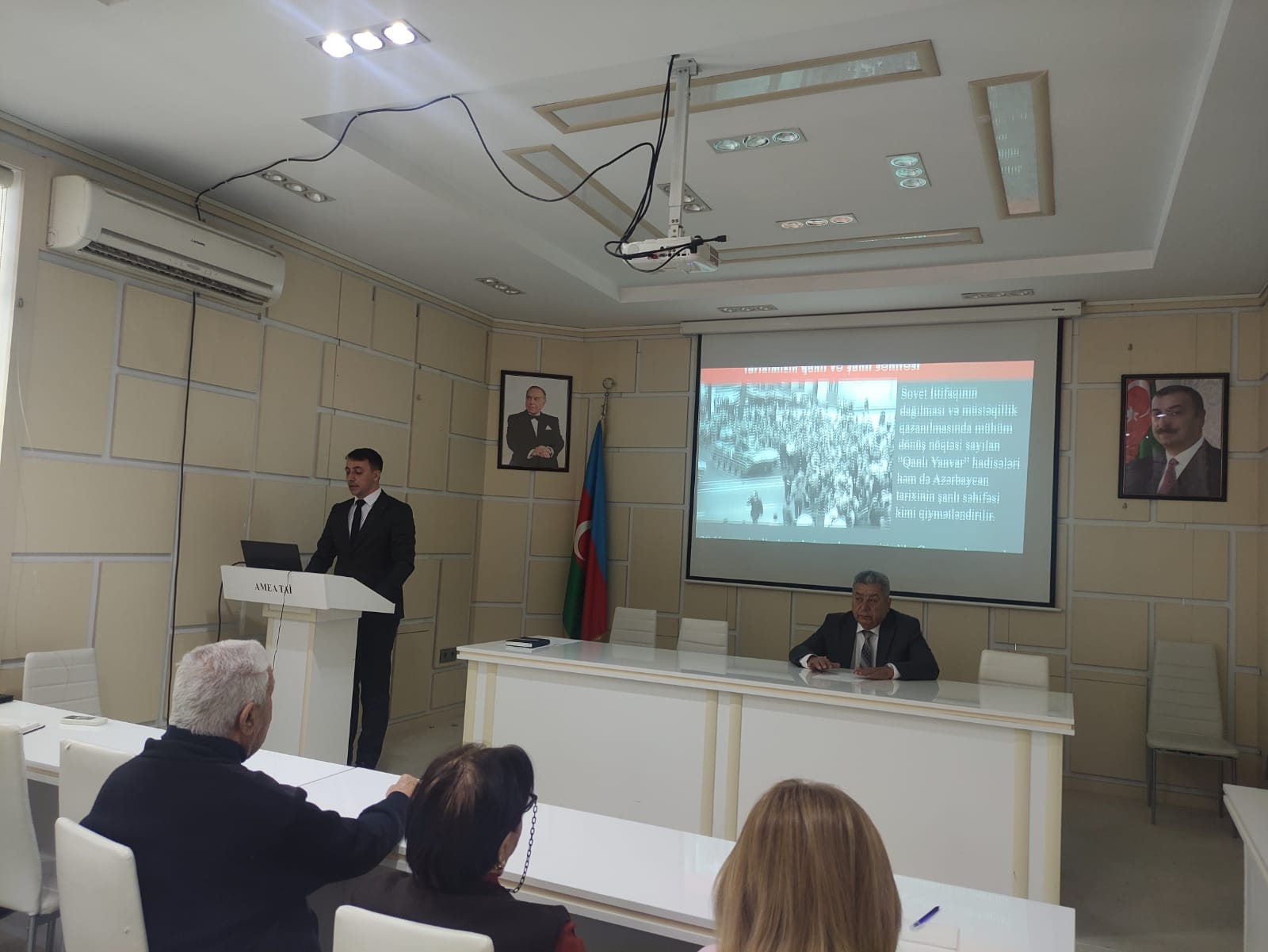 The  event dedicated to the 33rd anniversary of the “January 20 tragedy”  was held at the Institute of Soil Science and Agrochemistry. 