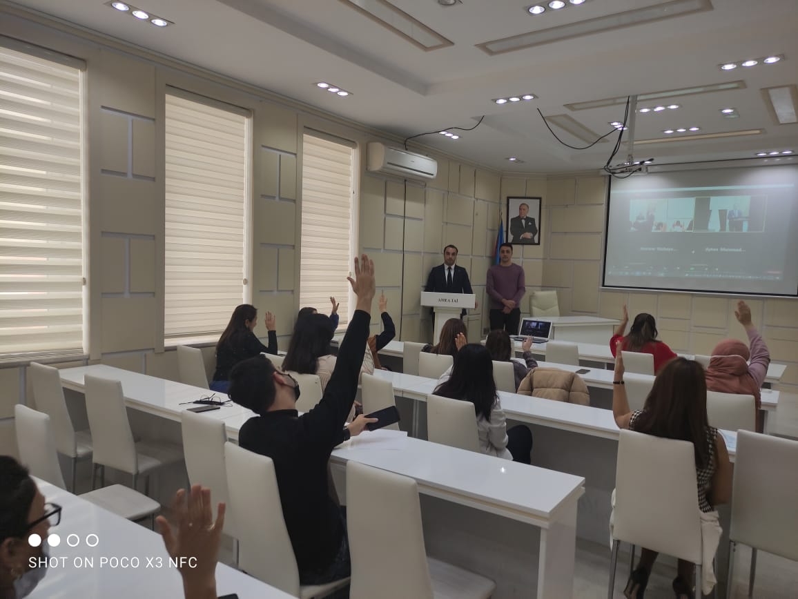 A meeting of the Council of Young Scientists and Specialists was held at the Institute of Soil Science and Agrochemistry of ANAS.