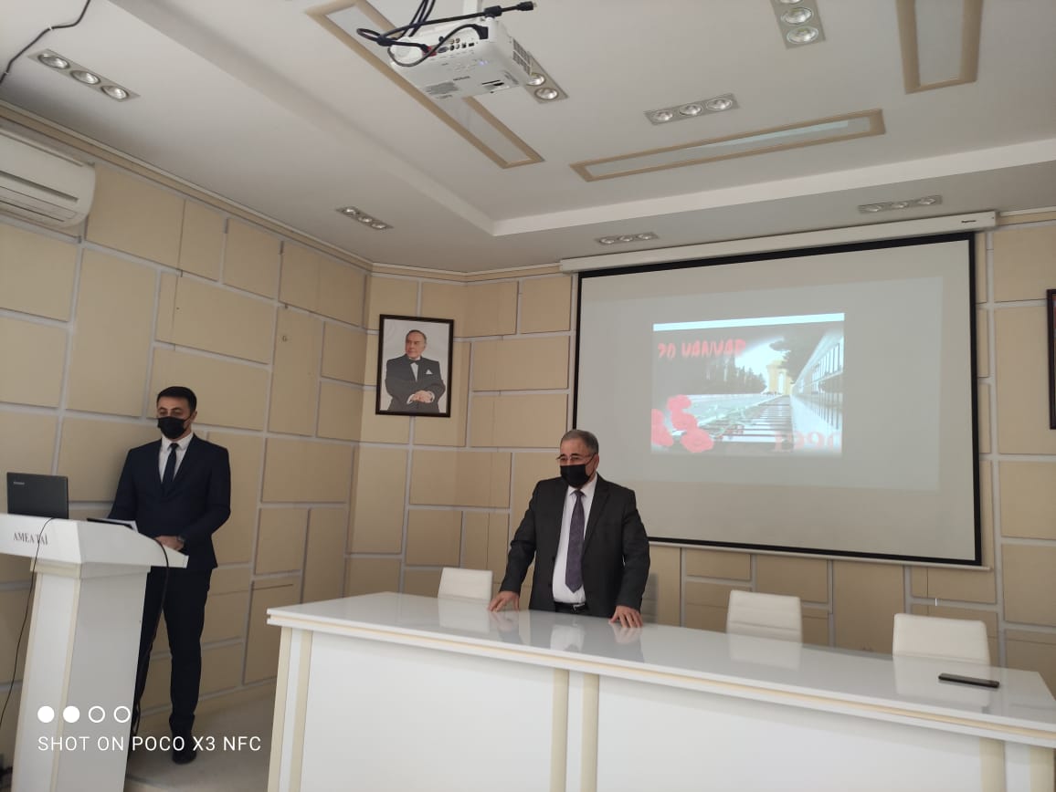 The next meeting was held at the Institute of Soil Science and Agrochemistry of ANAS which was dedicated to the 32nd anniversary of the bloody January 20 tragedy .
