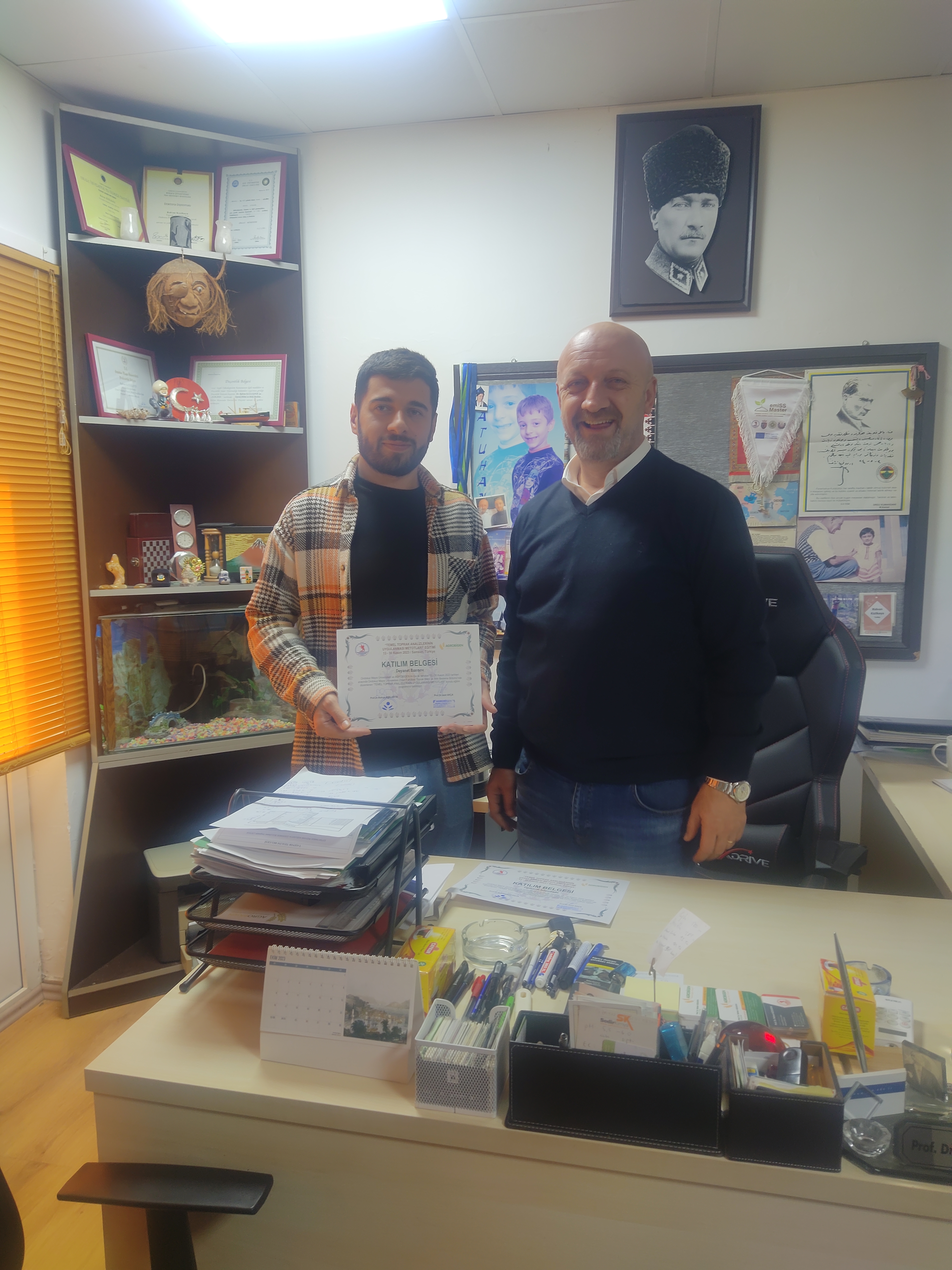        AR ETN  Torpaqşünaslıq və Aqrokimya İnstitutunun gənc alimləri Türkiyədə ezamiyyətdə olublar