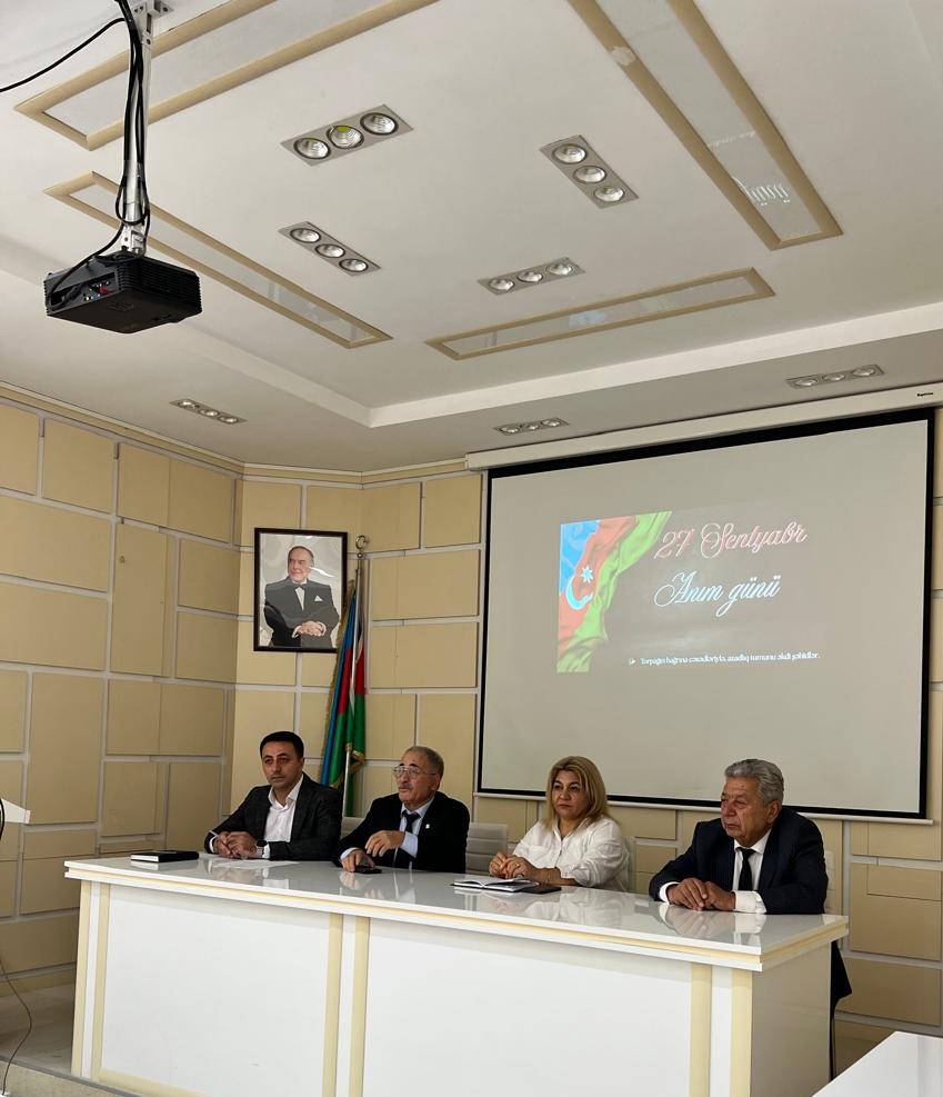 В Институте почвоведения и агрохимии МНО АР состоялось мероприятие, посвященное 27 сентября - Дню памяти   