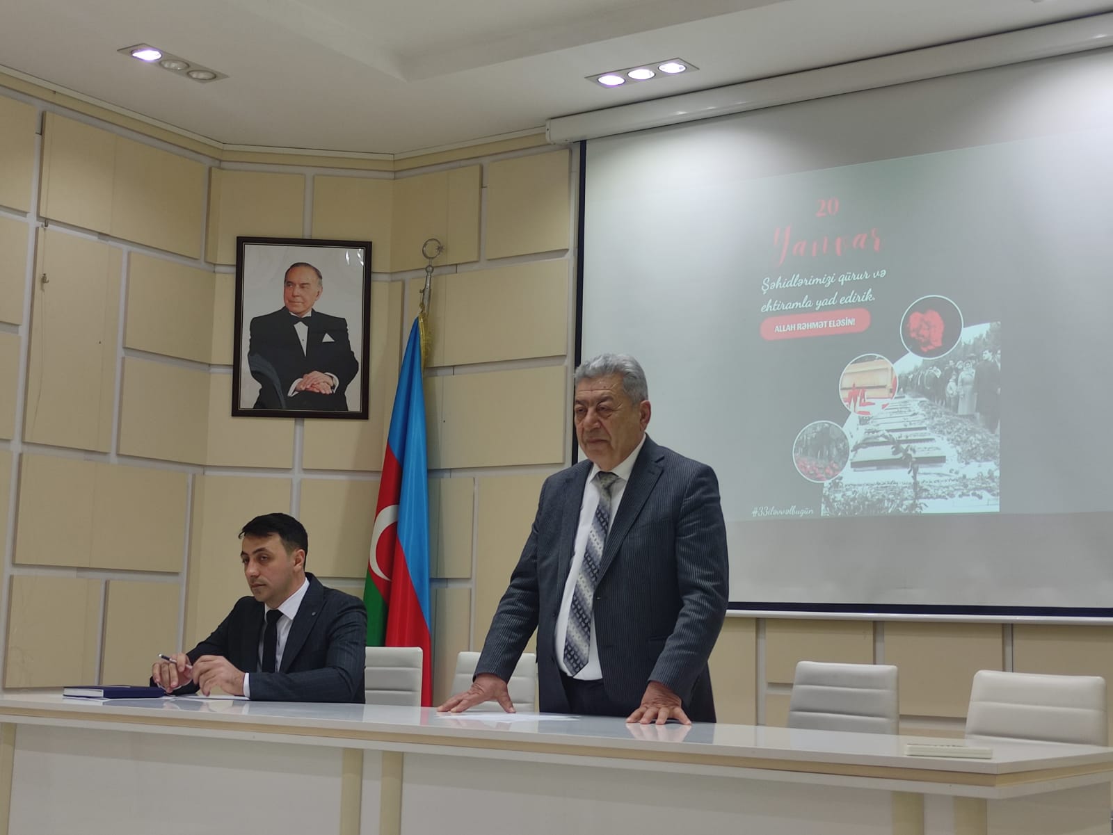 The  event dedicated to the 33rd anniversary of the “January 20 tragedy”  was held at the Institute of Soil Science and Agrochemistry. 