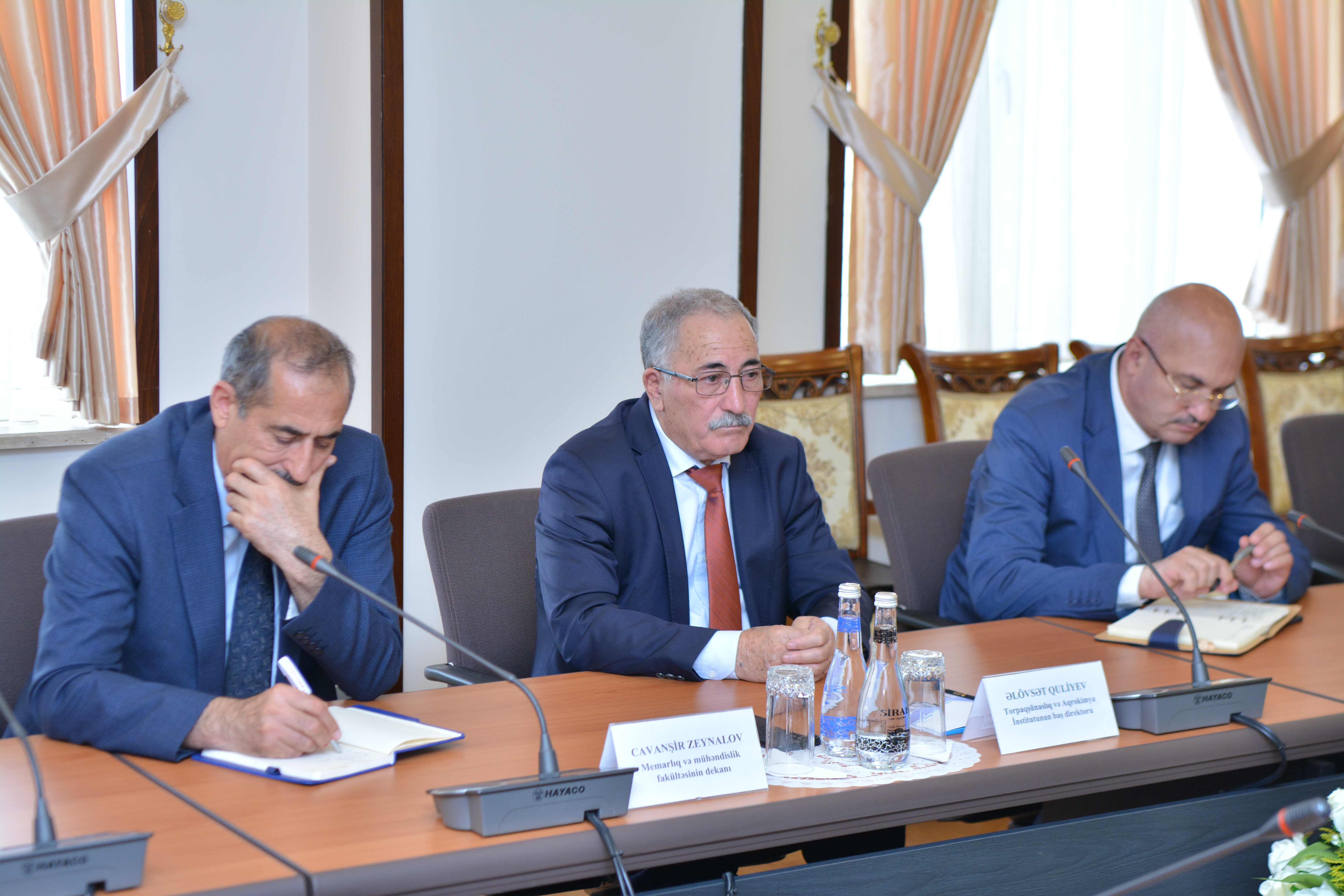 General director of the Institute of Soil Science and Agrochemistry, corresponding member of ANAS, prof. Alovsat Guliyev participated in the scientific-practical conference held in Nakhchivan Autonomous Republic.